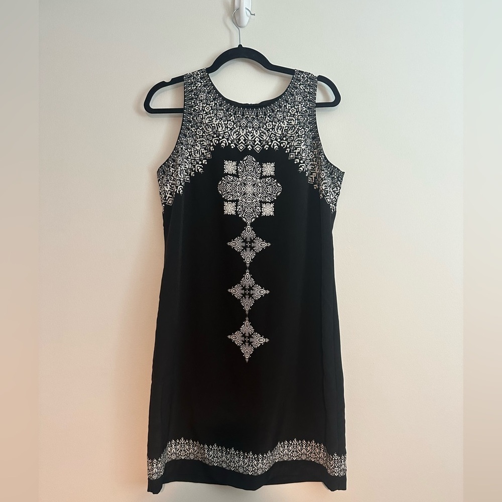 vince camuto black dress size 8